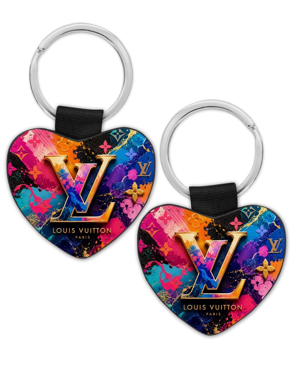 HANDMADE FASHION Heart Keychain